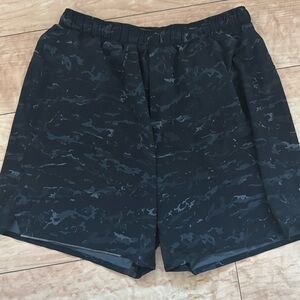 Camo lululemon surge shorts